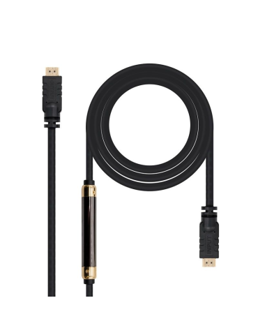 Cable HDMI 1.4 Nanocable 10.15.1825/ HDMI Macho - HDMI Macho/ 25m/ Negro 2