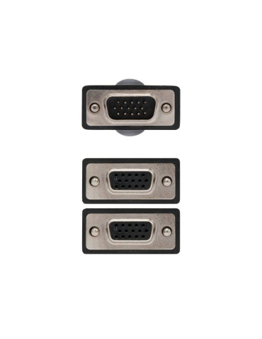 Cable Duplicador VGA Nanocable 10.15.2000/ VGA Macho - 2x VGA Hembra 2