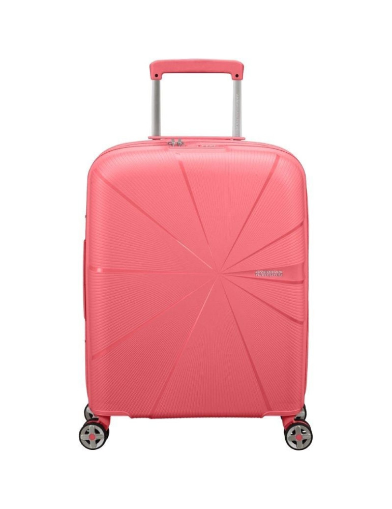 Maleta de Cabina American Tourister Starvibe Spinner 55cm/ 55x40x20cm/ 4 Ruedas/ Coral