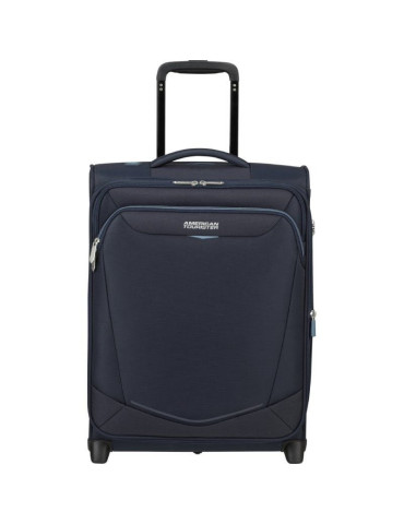 Maleta de Cabina American Tourister Upright SummerRide 55cm/ 55x40x20cm/ 2 Ruedas/ Azul Marino
