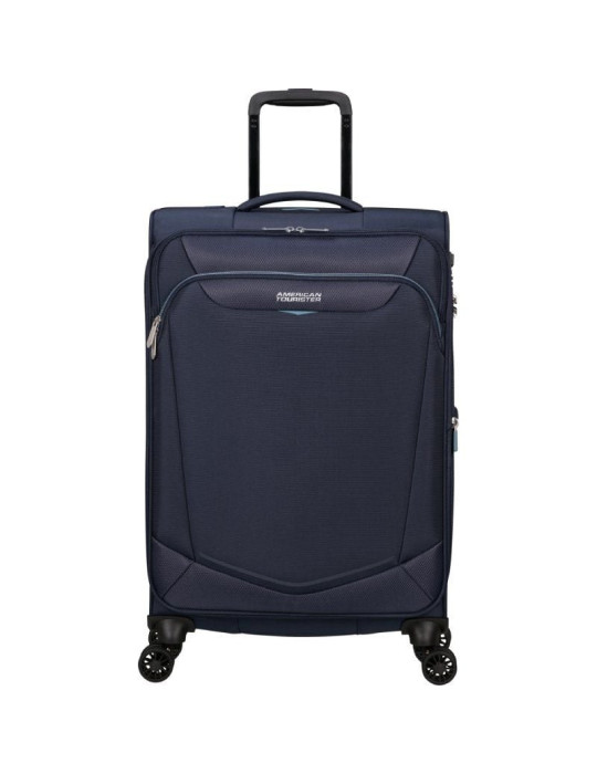 Maleta Mediana American Tourister SummerRide Spinner 69cm/ 69x43x29cm/ 4 Ruedas/ Azul Marino