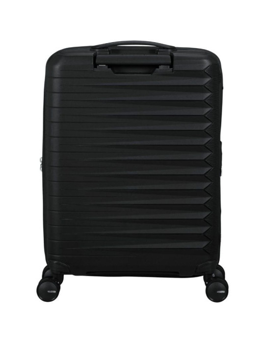 Maleta de Cabina American Tourister FastForward Spinner Expansible 55cm/ 55x40x23cm/ 4 Ruedas/ Negro