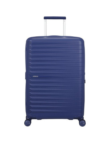 Maleta Mediana American Tourister FastForward Spinner Expansible 68cm/ 68x46x30cm/ 4 Ruedas/ Púrpura Anochecer