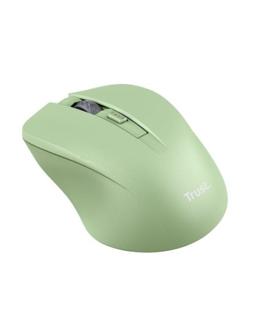 Ratón Inalámbrico Trust Mydo Silent Wireless/ Hasta 1800 DPI/ Verde 2