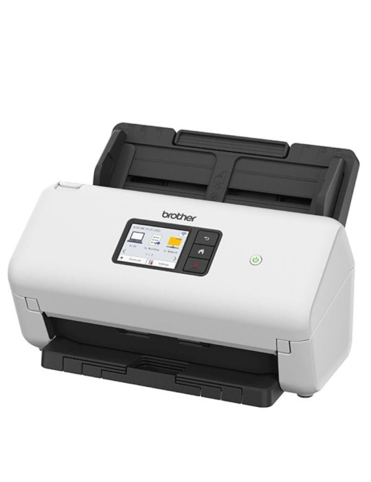 Escáner Documental Brother ADS-4550W con Alimentador de Documentos ADF/ Doble cara