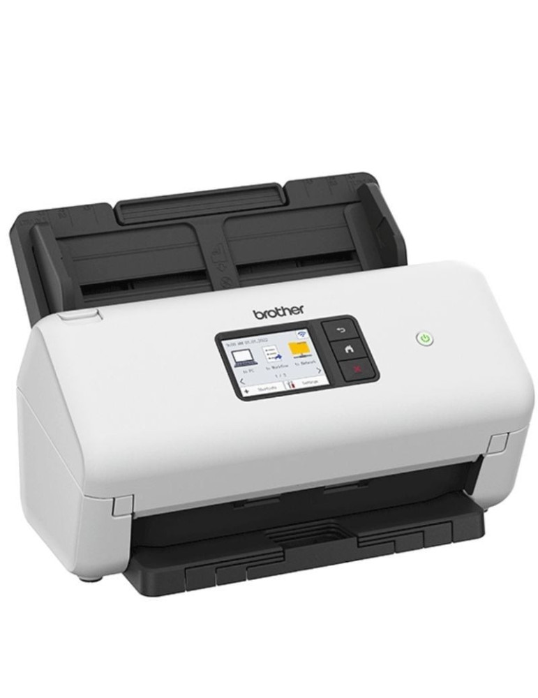 Escáner Documental Brother ADS-4550W con Alimentador de Documentos ADF/ Doble cara