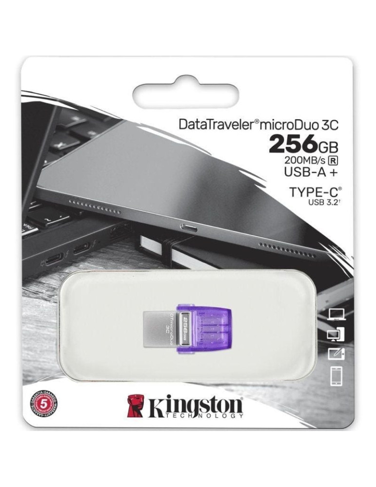 Pendrive 256GB Kingston DataTraveler microDuo 3C USB 3.2