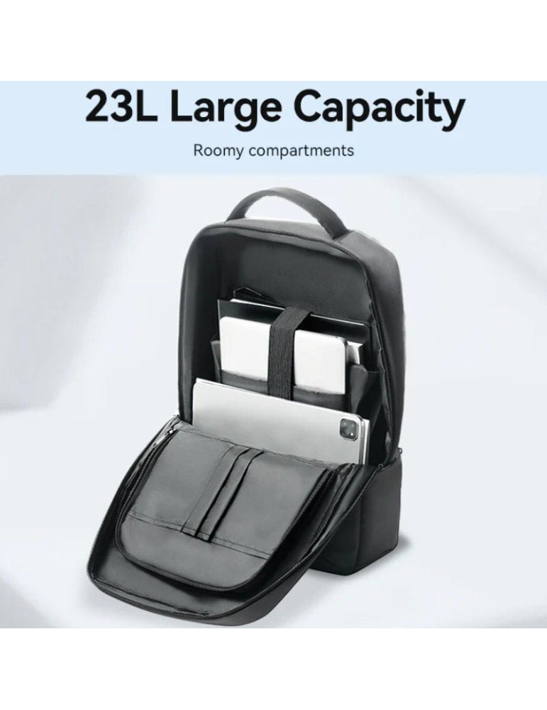 Mochila Vention KRNB0 para Portátiles hasta 15.6"/ 23L/ Gris Oscuro