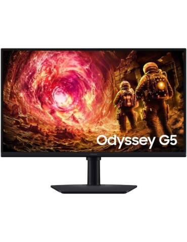 Monitor Gaming Samsung Odyssey G5 G50F S27FG506EU 27"/ QHD/ 1ms/ 180Hz/ IPS/ Regulable en Altura/ Negro