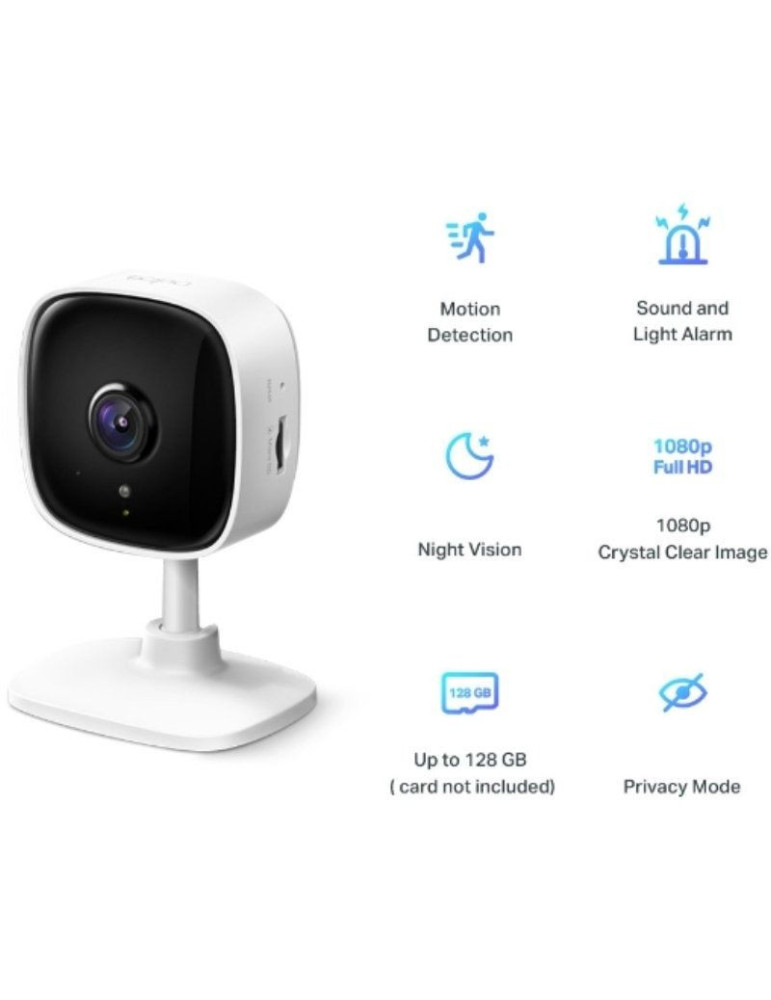 Cámara de Videovigilancia TP-Link Tapo TC60/ Visión Nocturna/ Control desde APP