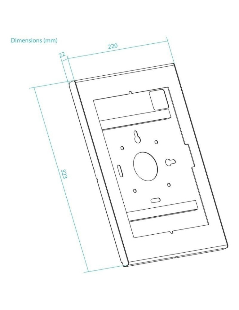 Marco Antirrobo para Tablet TooQ TQATTE2601-M-B/ Negro