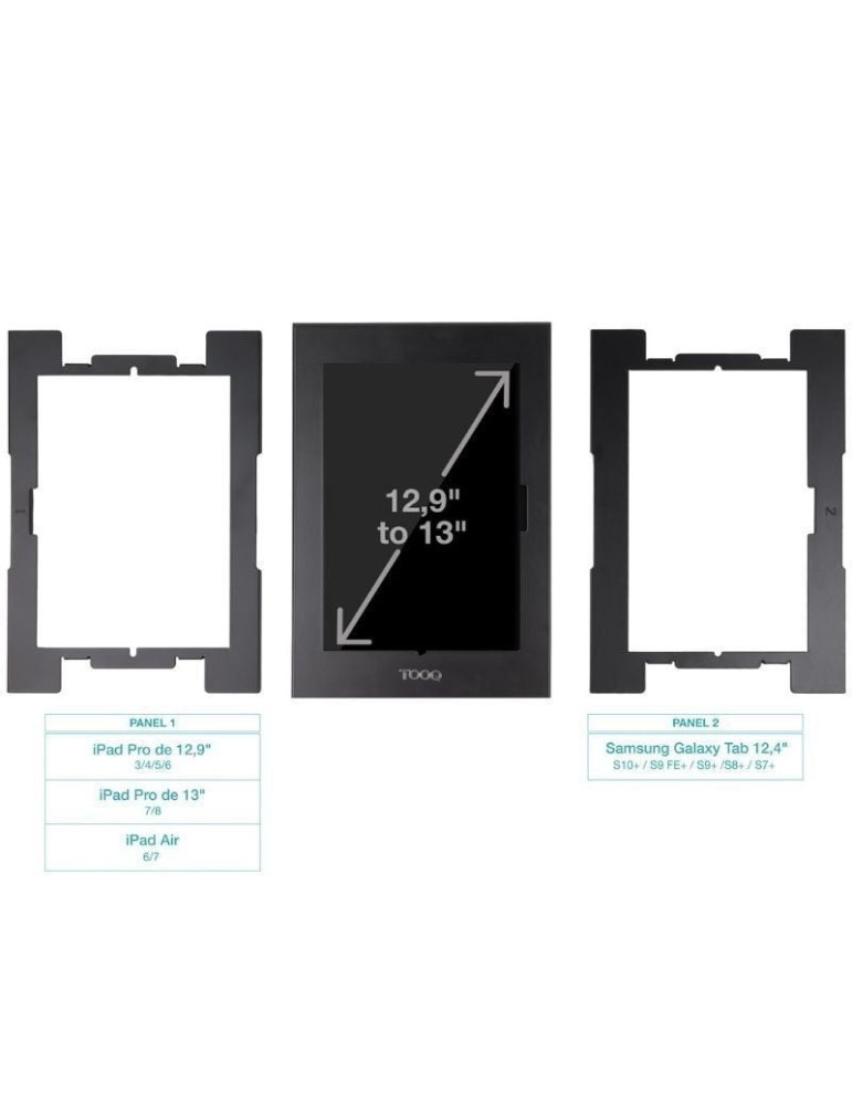 Marco Antirrobo para Tablet TooQ TQATTE2601-M-B/ Negro