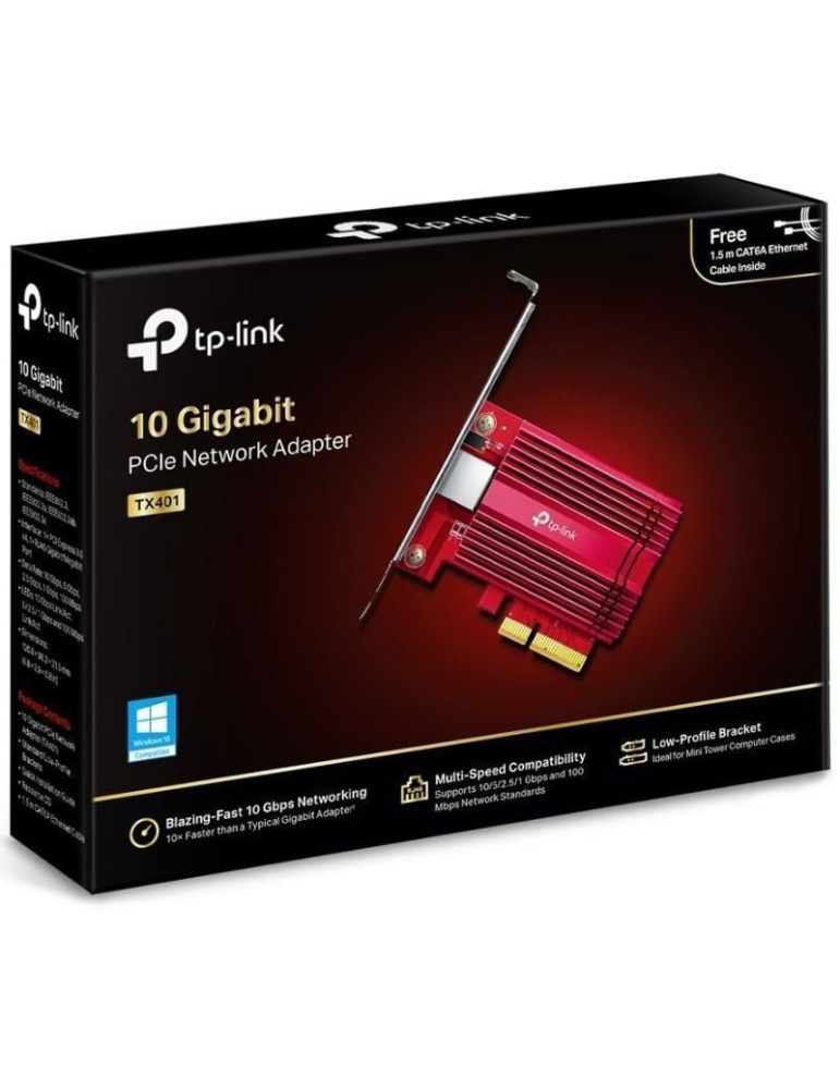 Tarjeta de Red RJ45-PCI Express TP-Link TX401/ 10Gbps