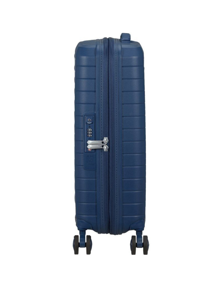 Maleta de Cabina American Tourister FastForward Spinner Expansible 55cm/ 55x40x23cm/ 4 Ruedas/ Azul Marino
