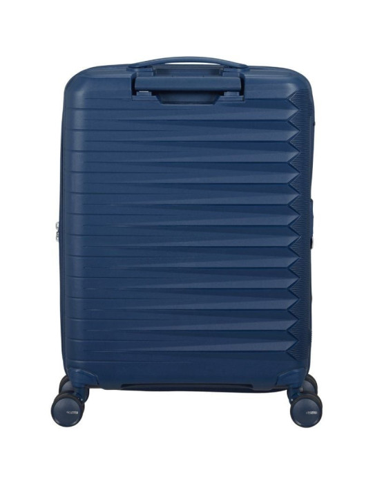Maleta de Cabina American Tourister FastForward Spinner Expansible 55cm/ 55x40x23cm/ 4 Ruedas/ Azul Marino