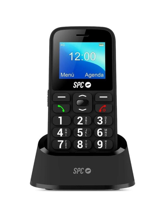 Teléfono Móvil SPC Fortune 2 4G para Personas Mayores/ Negro