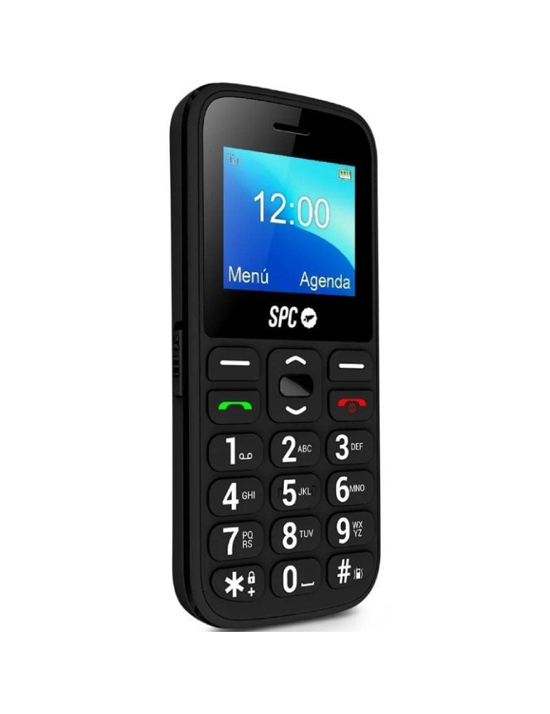 Teléfono Móvil SPC Fortune 2 4G para Personas Mayores/ Negro
