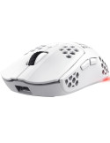 Ratón Gaming Inalámbrico Trust Gaming GXT 929 Helox/ Batería recargable/ Hasta 4800 DPI/ Blanco