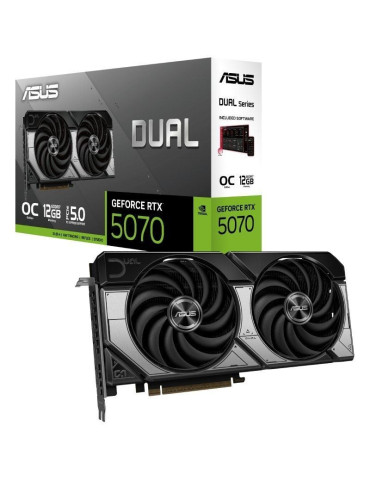 Tarjeta Gráfica Asus Dual GeForce RTX 5070 OC/ 12GB GDDR7