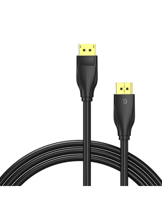 Cable DisplayPort 1.4 8K Vention HCDBL/ DisplayPort Macho - DisplayPort Macho/ 10m/ Negro