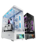 Caja Gaming Semitorre Mars Gaming MC-LCDPRO/ Blanca