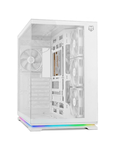 Caja Gaming Semitorre Nox Hummer Galaxy/ Blanca