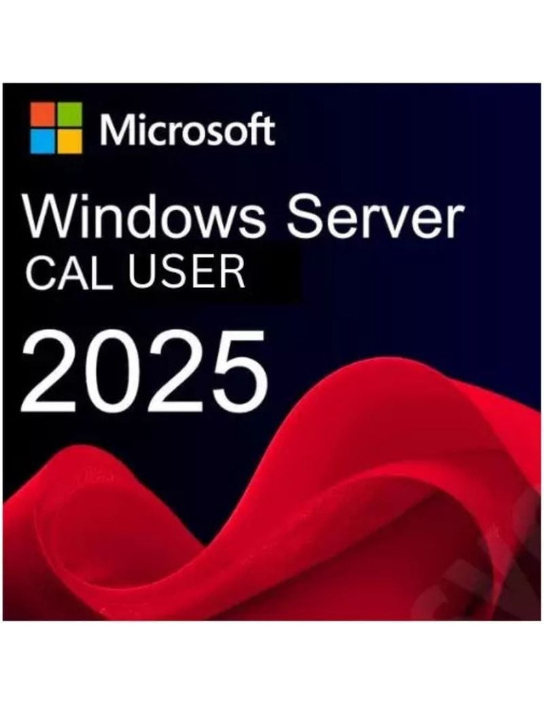 Licencia Microsoft Windows Server 2025/ CAL/ 5 Usuarios
