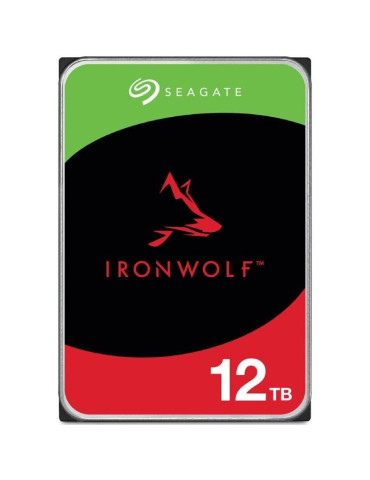 Disco Duro Seagate IronWolf NAS ST12000VN0008 12TB/ 3.5"/ SATA III/ 256MB