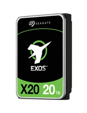 Disco Duro Seagate Exos X20 20TB/ 3.5"/ SATA III/ 256MB 2