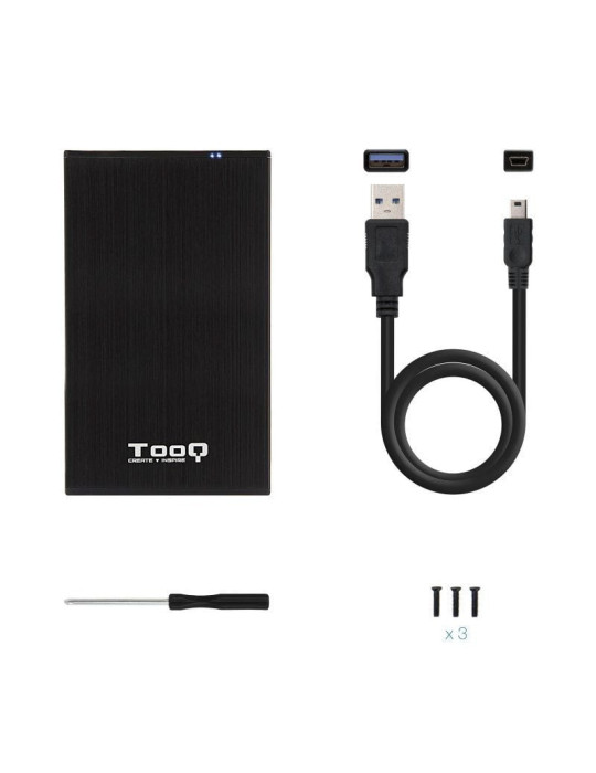 Caja Externa para Disco Duro de 2.5" TooQ TQE-2522B/ USB 3.1