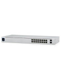 Switch Gestionable Ubiquiti USW-16-POE 16 Puertos/ RJ-45 Gigabit 10/100/1000/ SFP/ PoE+
