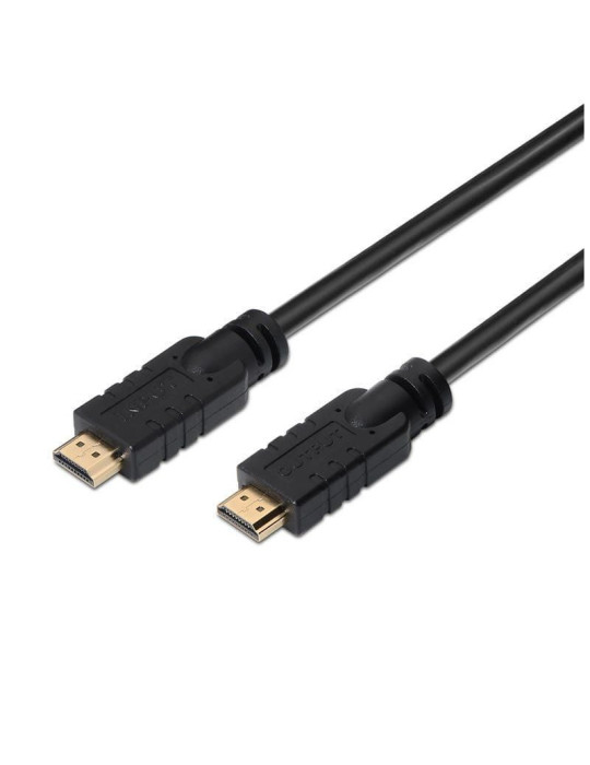 Cable HDMI Aisens 1.4 A119-0103/ HDMI Macho - HDMI Macho/ 15m/ Negro