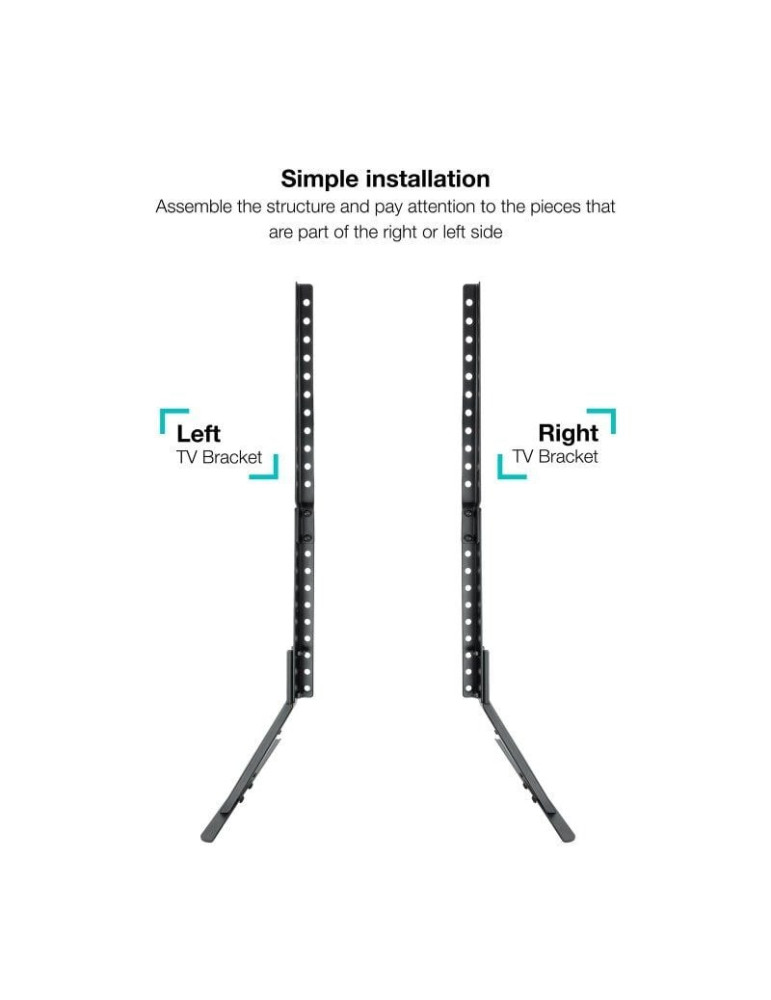 Soporte de Mesa Tooq DB2375F-B para TV y Portátil de 23-75"