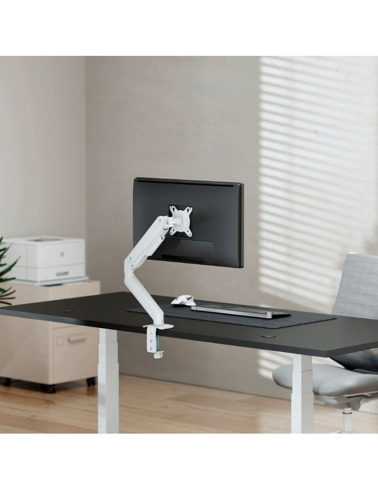 Soporte de Mesa con Contrapeso para Monitor Aisens DT32TSR-435/ Giratorio/ Inclinable/ hasta 9kg