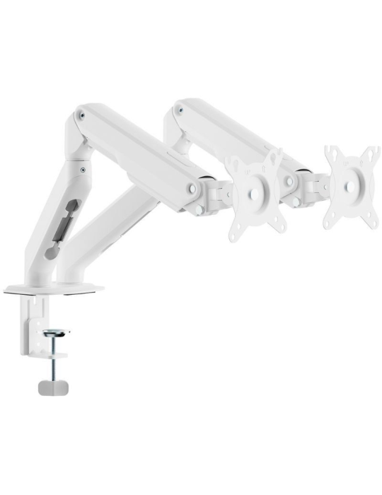 Soporte de Mesa con Contrapeso para 2 Monitores Aisens DT32TSR-437/ Giratorio/ Inclinable/ hasta 9kg