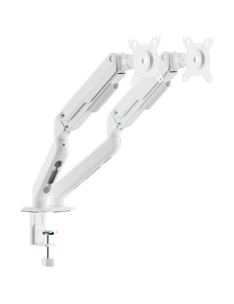 Soporte de Mesa con Contrapeso para 2 Monitores Aisens DT32TSR-437/ Giratorio/ Inclinable/ hasta 9kg