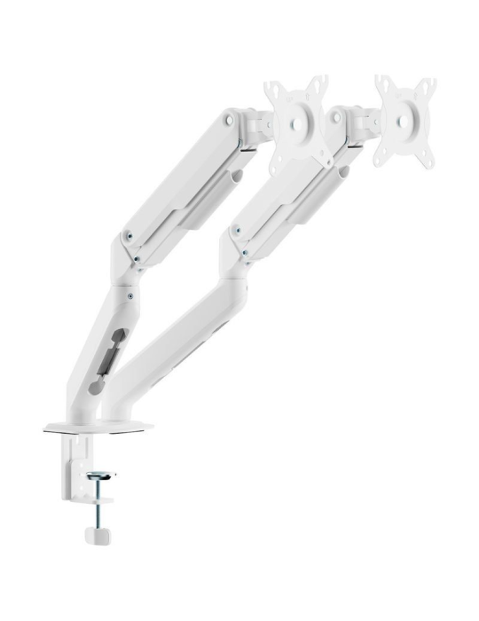 Soporte de Mesa con Contrapeso para 2 Monitores Aisens DT32TSR-437/ Giratorio/ Inclinable/ hasta 9kg