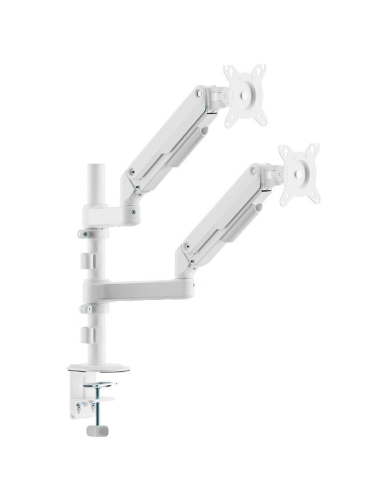 Soporte de Mesa con Contrapeso para 2 Monitores Aisens DT32TSR-441/ Giratorio/ Inclinable/ hasta 9kg