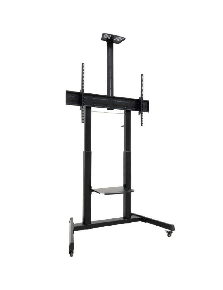 Soporte de Suelo Inclinable con Ruedas TooQ FS20406HM-B para TV de 60-100"/ hasta 120kg