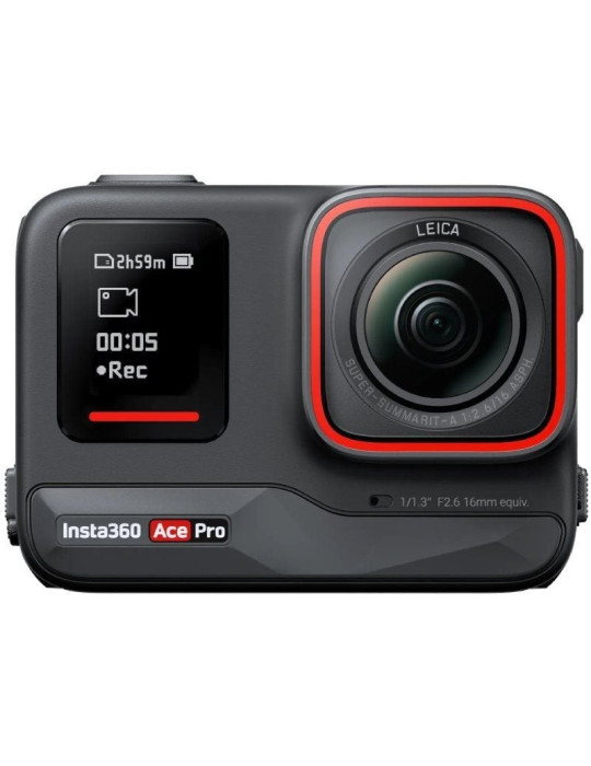 Cámara Digital Deportiva Insta360 Ace Pro/ 8K/ Ángulo de visión 180 / Negra