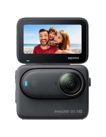 Cámara Digital Deportiva Insta360 GO 3S/ 4K/ Ángulo de visión 180 / Negra