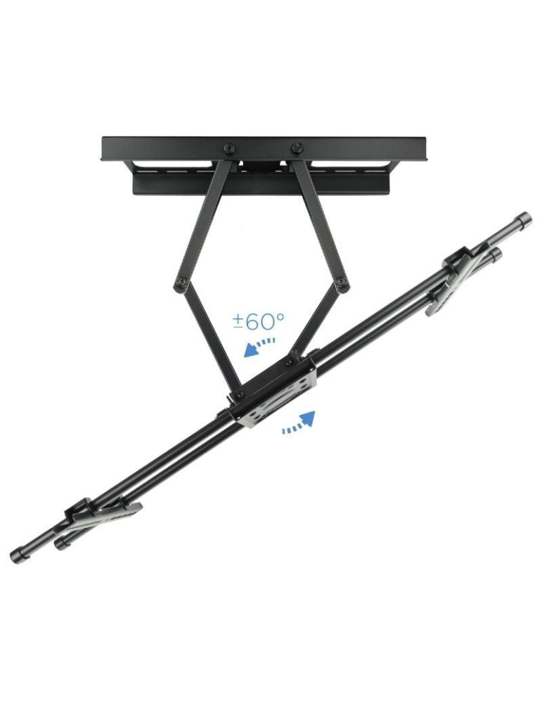 Soporte de Pared Giratorio/ Inclinable/ Nivelable TooQ LP3790TN-B para TV de 43-90"/ hasta 75kg