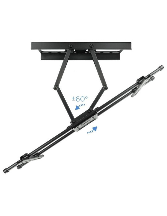 Soporte de Pared Giratorio/ Inclinable/ Nivelable TooQ LP3790TN-B para TV de 43-90"/ hasta 75kg