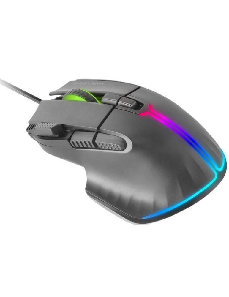 Ratón Gaming Mars Gaming MM-XT/ Hasta 12800 DPI