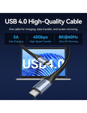 Docking USB Tipo-C Vention TPWH0/ 2xHDMI 4K/ 1xDisplayPort/ 3xUSB/ 2xUSB Tipo-C/ 1xUSB Tipo-C PD/ 1xRJ45/ 1xLector Tarjetas/ Gri 2