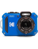 Pack Cámara Digital Kodak Pixpro WPZ2BL6 + 2 Baterías + 1 MicroSD/ 16MP/ Zoom Óptico 4x/ Azul