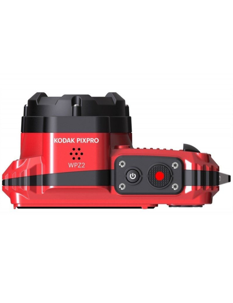 Pack Cámara Digital Kodak Pixpro WPZ2RD6 + 2 Baterías + 1 MicroSD/ 16MP/ Zoom Óptico 4x/ Rojo