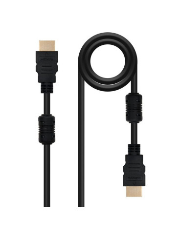 Cable HDMI 1.4 Nanocable 10.15.1802/ HDMI Macho - HDMI Macho/ 1.8m/ Negro 2