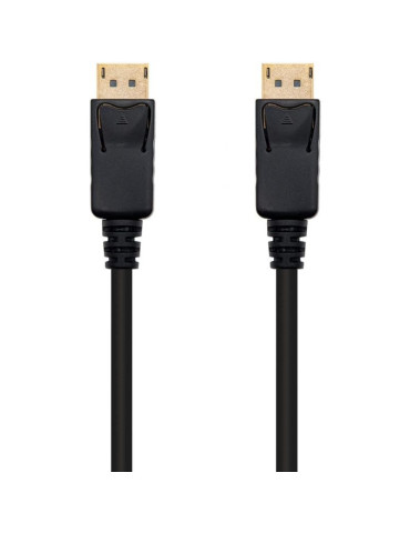 Cable DisplayPort 1.2 4K Nanocable 10.15.2301/ DisplayPort Macho - DisplayPort Macho/ 1m/ Negro 2