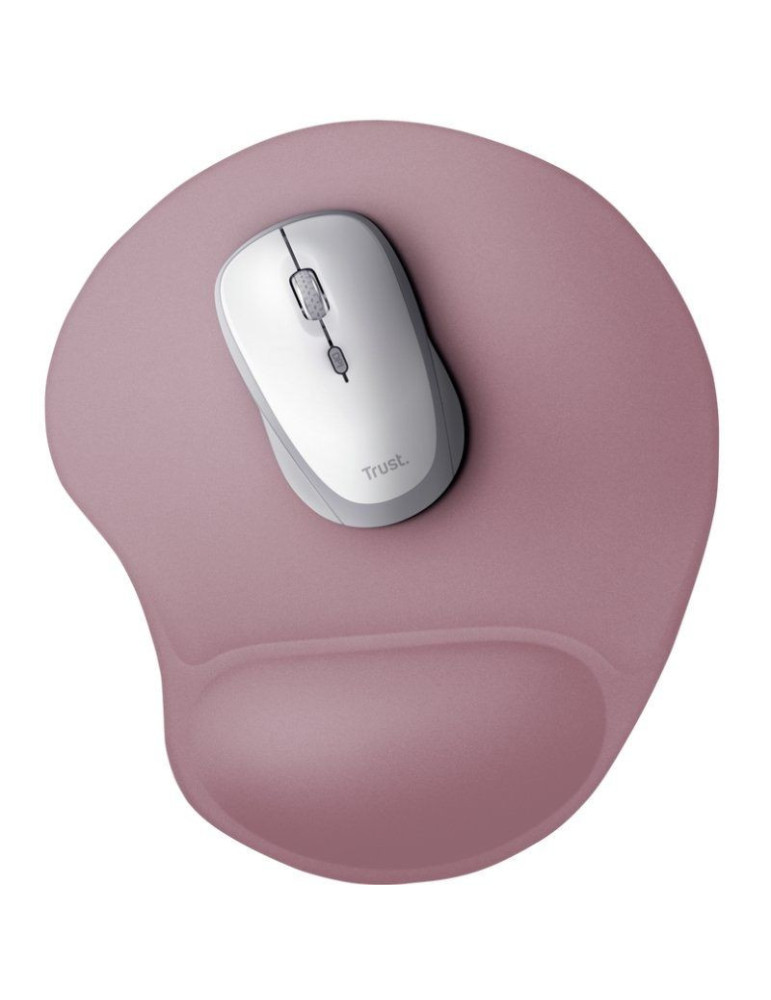 Alfombrilla Ergonómica Trust BigFoot Pad/ 16 x 205 x 236mm/ Rosa